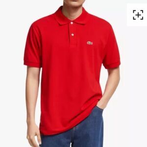 Lacoste Men's Classic Fit Polo Shirt Red XS Short Sleeve Casual